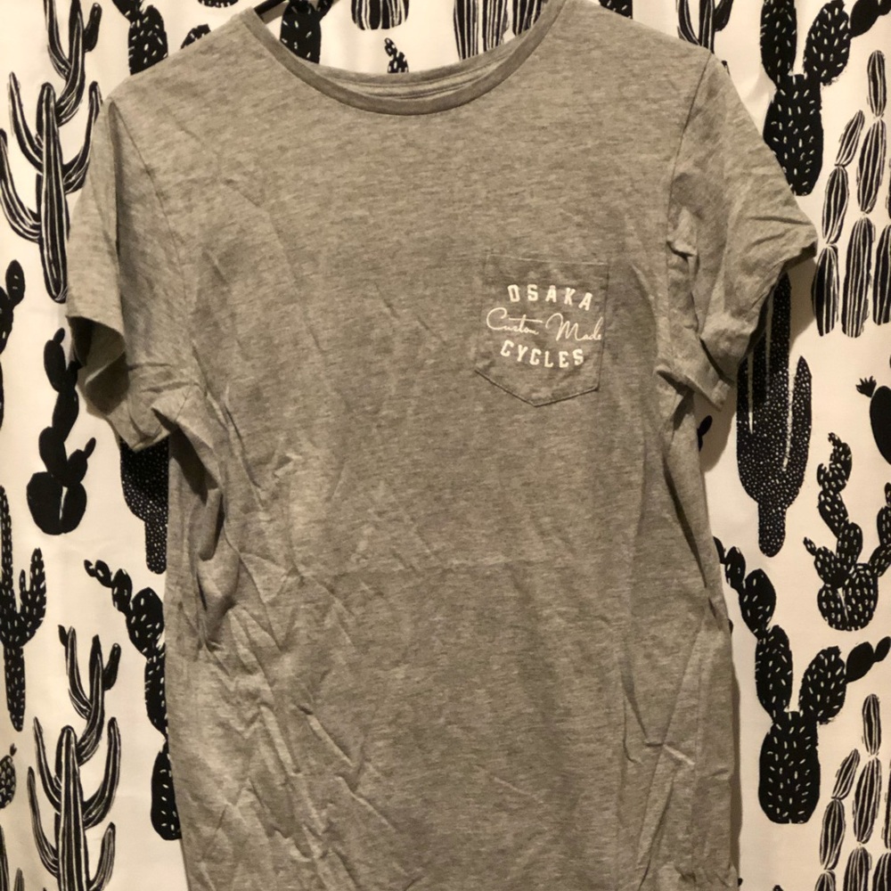 Cotton On Gray Pocket T-Shirt